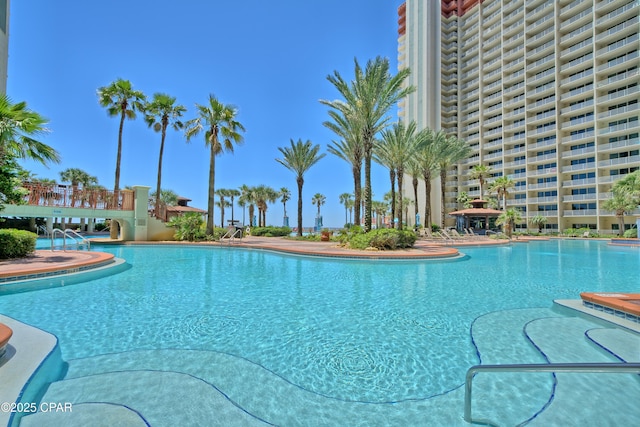 9900 S Thomas Dr Unit 1323, Panama City Beach, FL 32408 - view of community pool