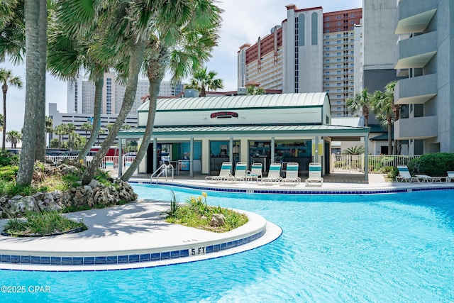 view of swimming pool