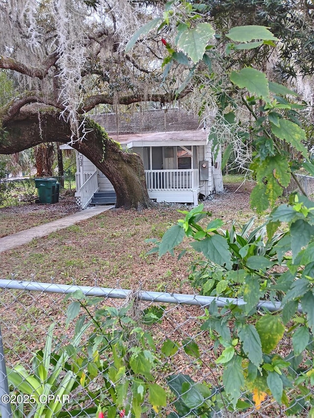 view of front of home