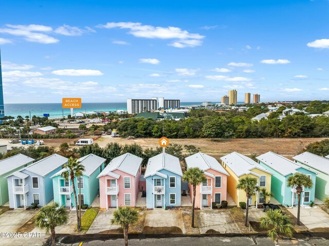 17214 Front Beach Rd Unit T28, Panama City Beach, FL 32413 - aerial perspective of suburban area featuring a nearby body of water