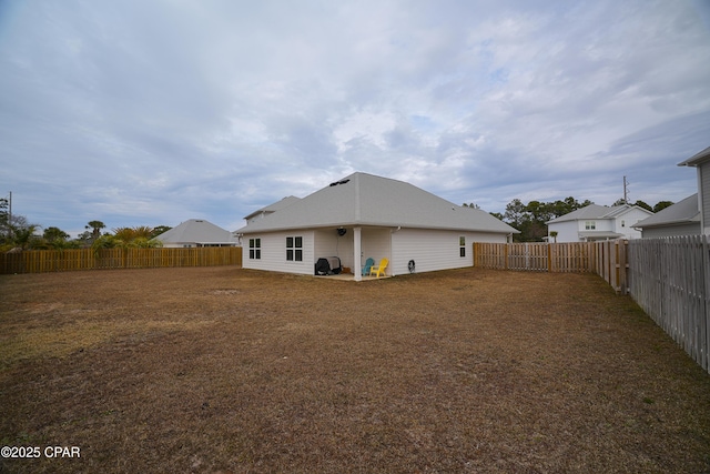 view of rear view of property