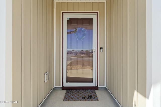 view of entrance to property