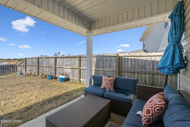 view of patio