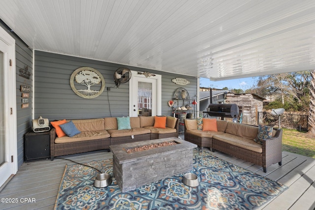 living room featuring light wood-type flooring