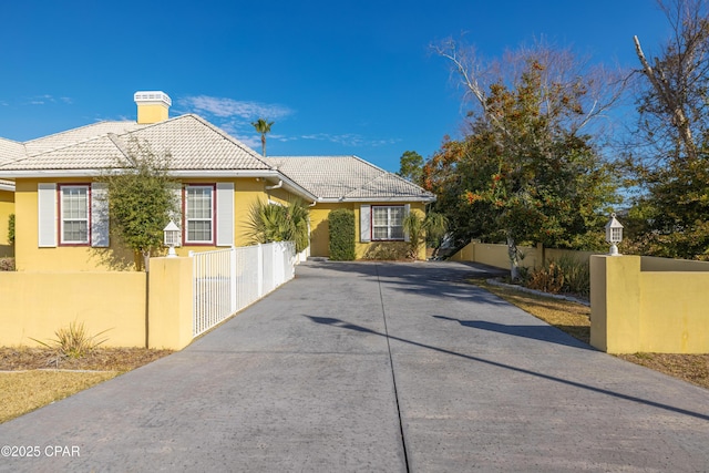 view of front of home