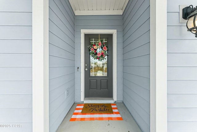 view of property entrance