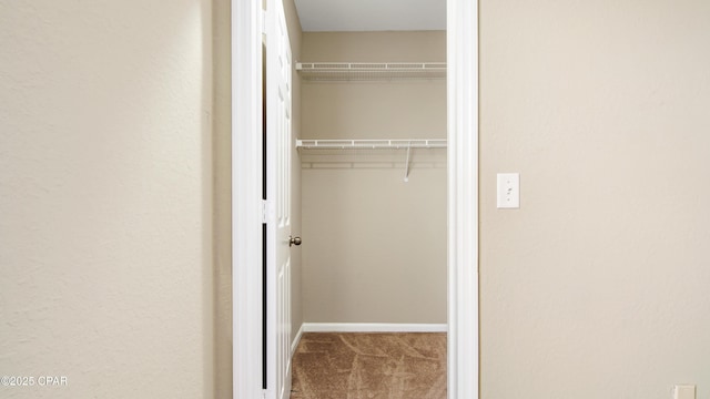 view of closet