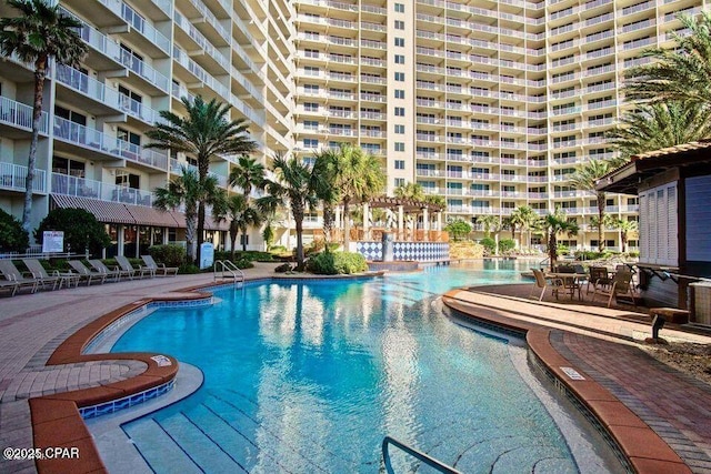 view of pool