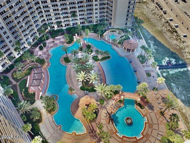 drone / aerial view