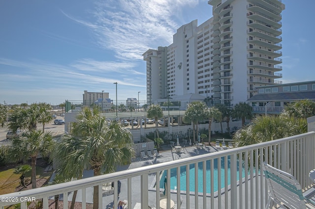 balcony featuring a patio