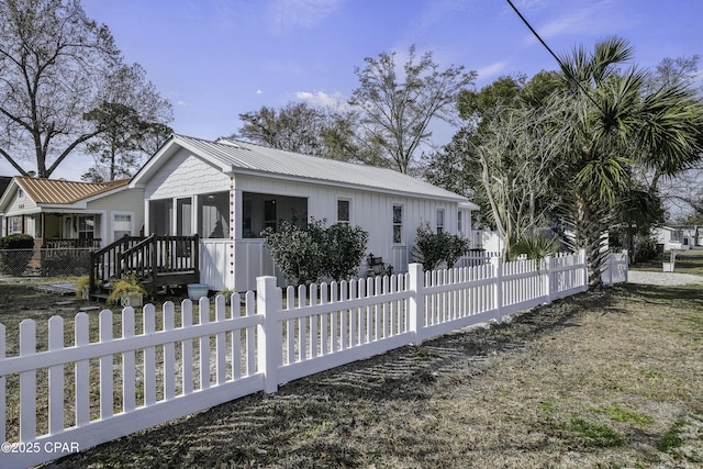 view of front of home