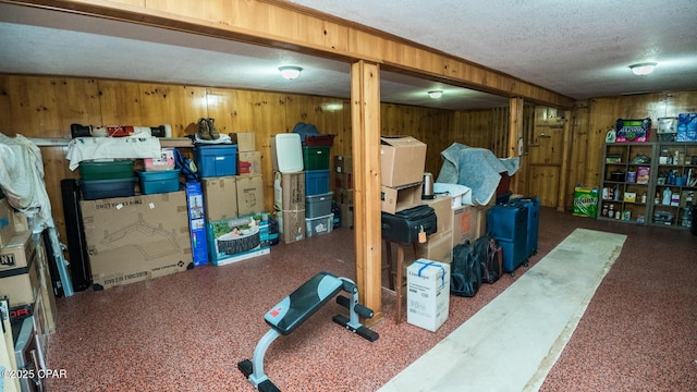 view of storage room