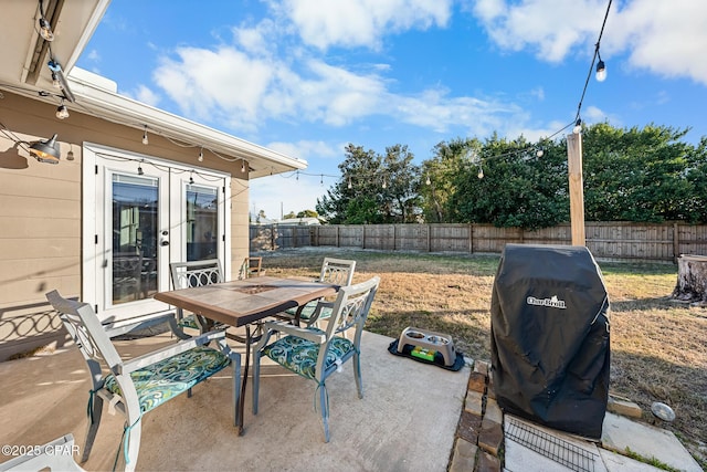 view of patio / terrace with grilling area