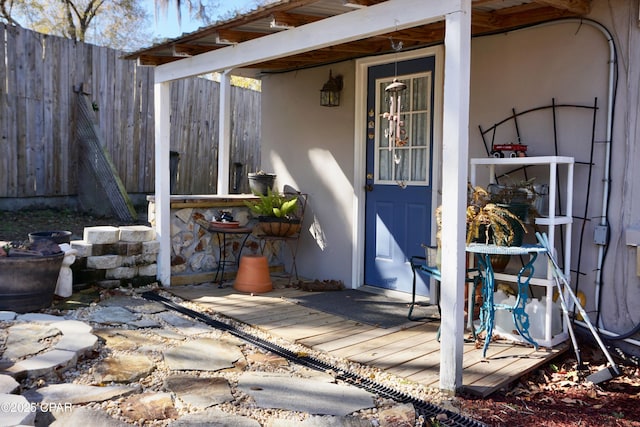 view of entrance to property