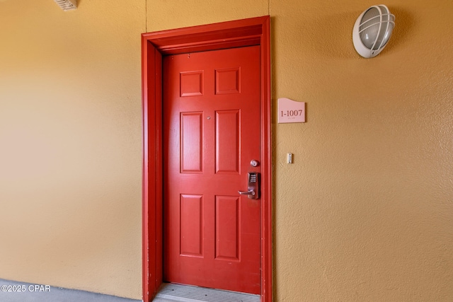 view of entrance to property