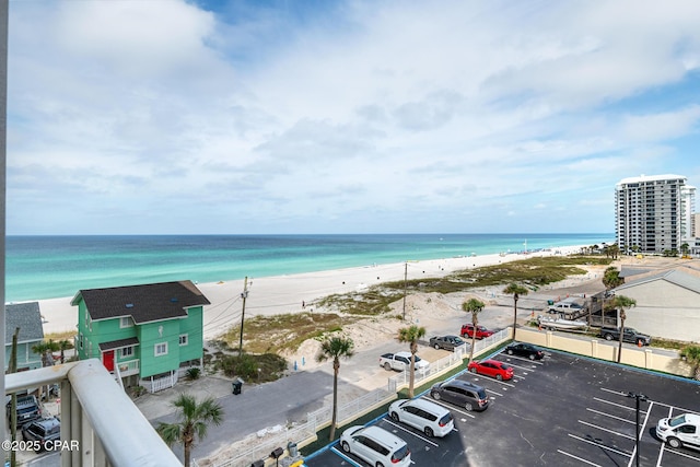 5801 Thomas Dr Unit 601, Panama City Beach, FL 32408 - view of water feature with a beach view