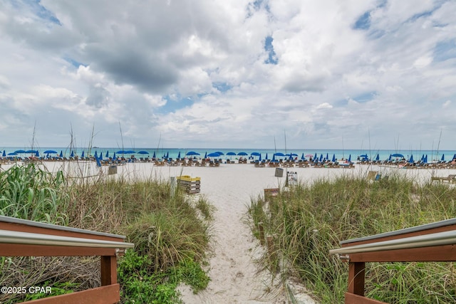 5801 Thomas Dr Unit 601, Panama City Beach, FL 32408 - view of water feature with a view of the beach