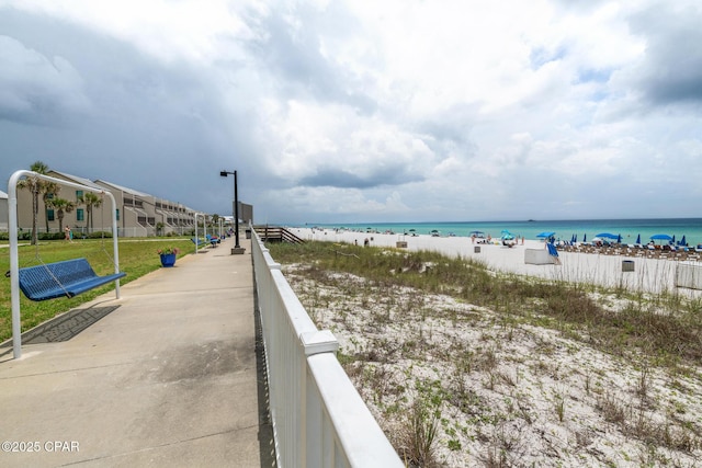5801 Thomas Dr Unit 601, Panama City Beach, FL 32408 - view of water feature with a beach view