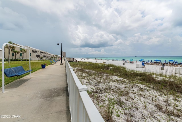 5801 Thomas Dr Unit 601, Panama City Beach, FL 32408 - water view with a view of the beach