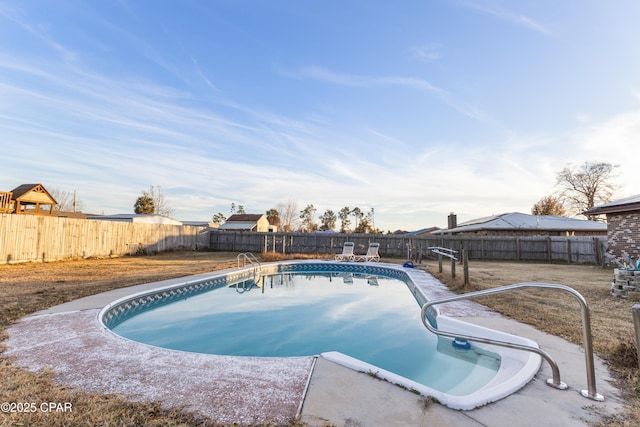 view of pool