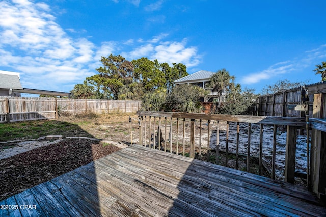 view of deck