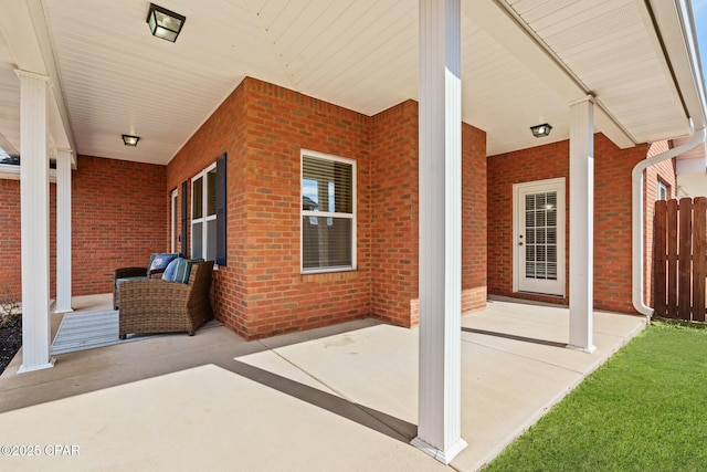 view of patio