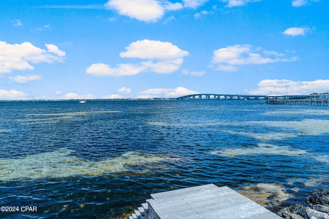 view of water feature