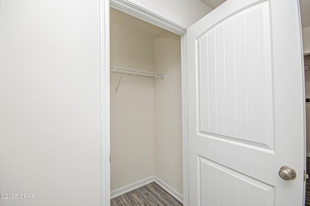 view of closet