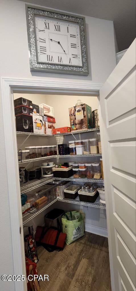 view of pantry