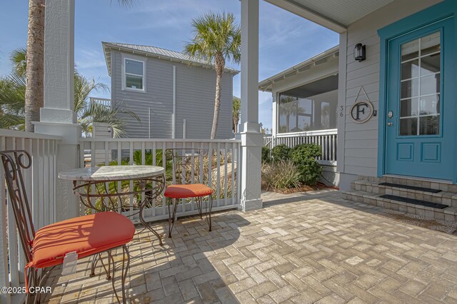 view of patio