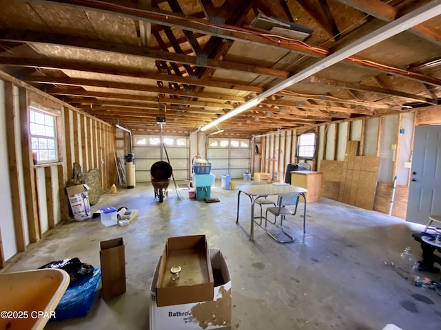 miscellaneous room featuring concrete flooring