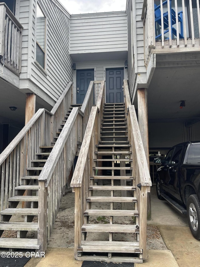 view of staircase