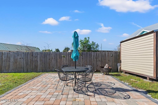 view of patio