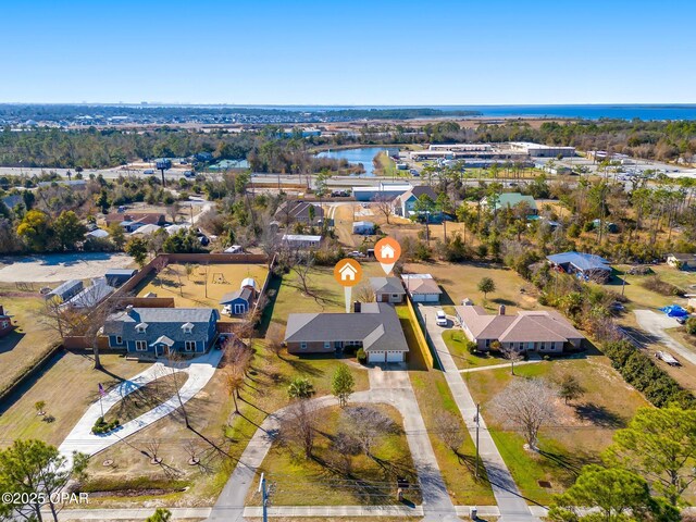 3531 Florida Ave, Panama City, FL 32405 - view of property location with a large body of water and nearby suburban area