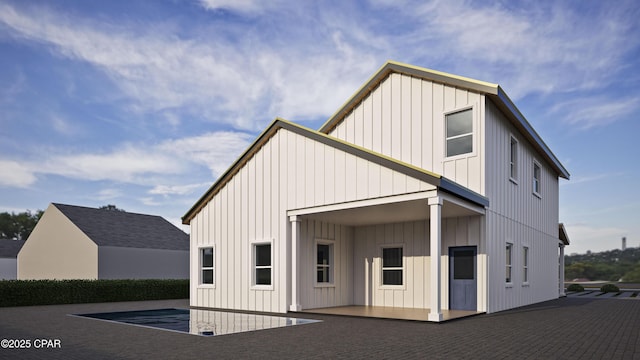 exterior space with a patio area