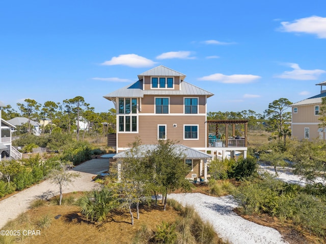 exterior space featuring a balcony