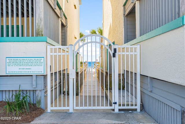 view of gate