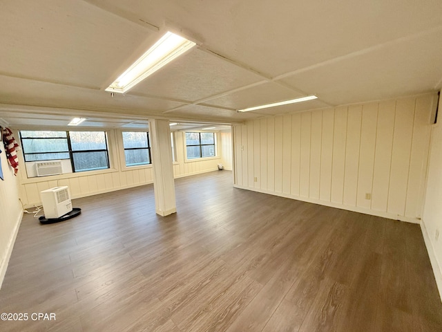 interior space featuring wood finished floors