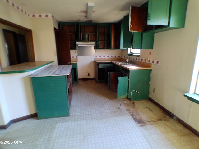 kitchen featuring sink