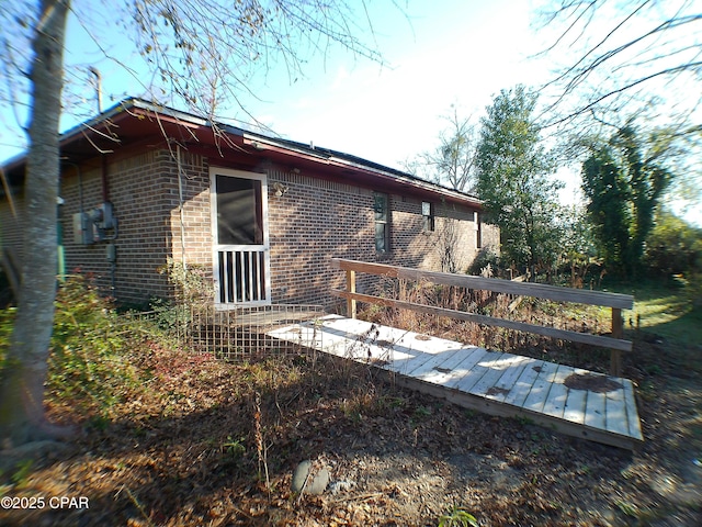 view of rear view of property