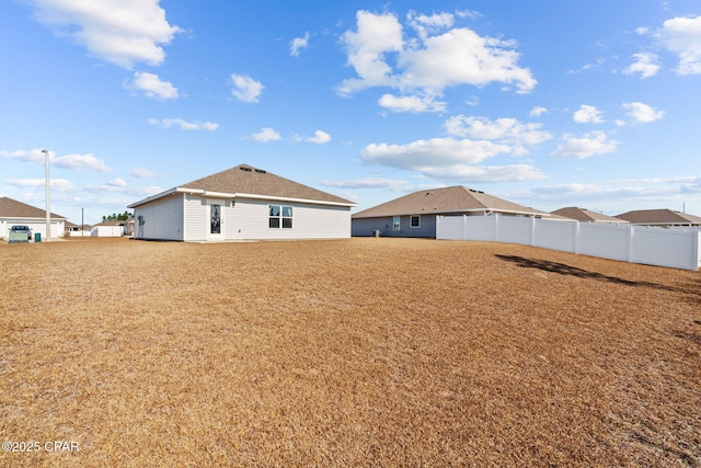 view of rear view of property
