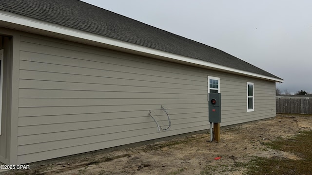 view of home's exterior