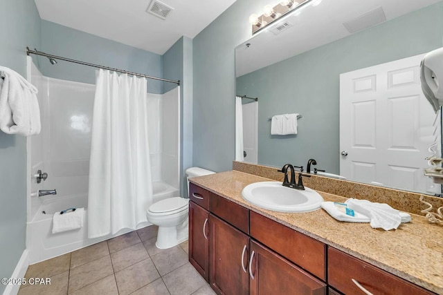 9860 S Thomas Dr Unit 2013, Panama City, FL 32408 - full bath featuring shower / bath combo, vanity, and tile patterned flooring