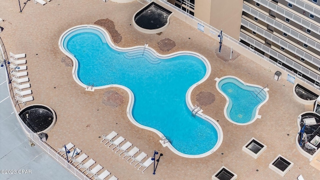 view of pool