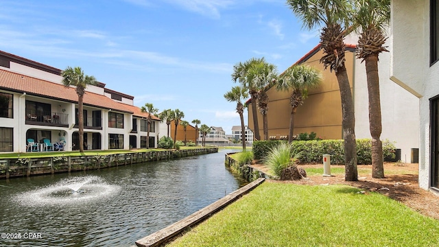 property view of water