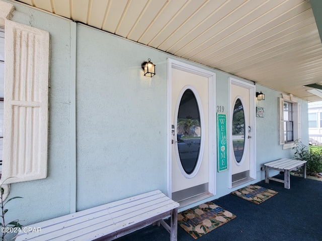 view of property entrance