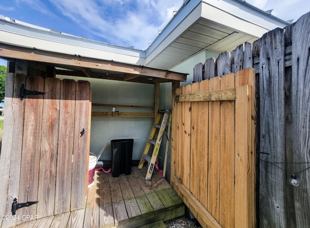 view of outbuilding