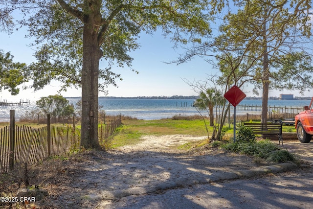 property view of water