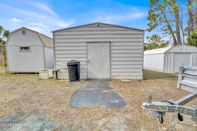 view of outbuilding