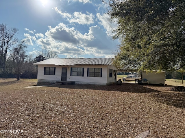 view of ranch-style home